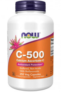 NOW C-500 Calcium Ascorbat, 250 капс