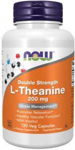 NOW L-Theanine 200 мг, 120 капс