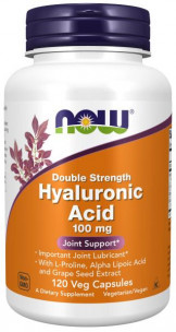 NOW Hyaluronic Acid 100 мг, 120 капс