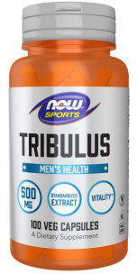 NOW Tribulus 500 mg, 100 вег.капс