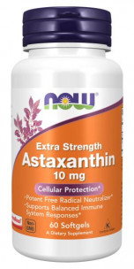 NOW Astaxanthin 10 мг, 60 капс