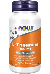 NOW L-Theanine 100 мг, 90 капс