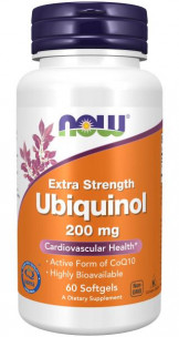 NOW UBIQUINOL 200 мг, 60 капс