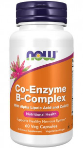 NOW CO-ENZYME B-COMPLEX, 60 капс