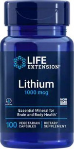 Life Extension Lithium 1000 мг, 100 вег.капс