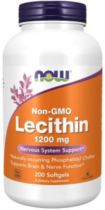 NOW Lecithin 1200 мг, 200 капс