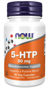 NOW 5-HTP 50 мг, 30 капс