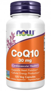 NOW CoQ10 30 мг, 120 капс