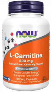 NOW L-Carnitine 500 мг, 180 капс