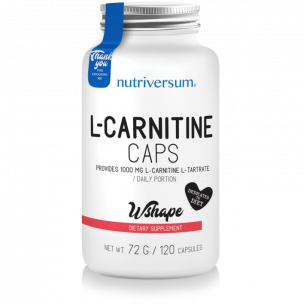 Nutriversum Wshape  L-carnitine Capsule, 120 капс