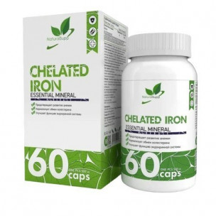 Natural Supp Chelated Iron, 60 капс