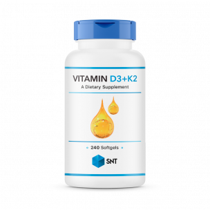 SNT Vitamin D3 + K2 2000 IU, 240 капсул