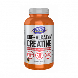 NOW Kre-Alkalyn Creatine 750 mg, 240 капсул