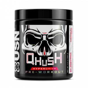 USN Qhush Hyperdrive Pre Workout Original, 210 грамм