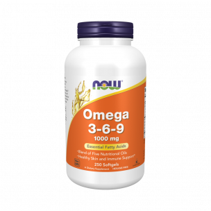 NOW Omega-3-6-9 1000 mg, 250 капсул