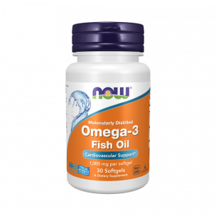 NOW Omega-3 1000 mg, 30 капсул