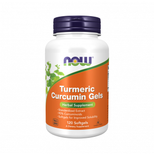 NOW Turmeric Curcumin Gels, 120 капсул