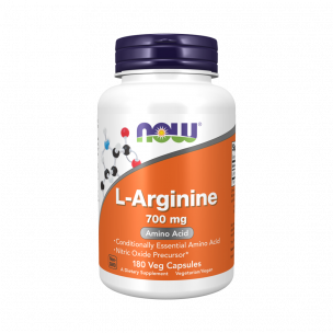 NOW L-Arginine 700 mg, 180 капсул
