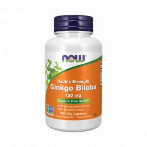 NOW Ginkgo Biloba 120 mg, 100 капсул