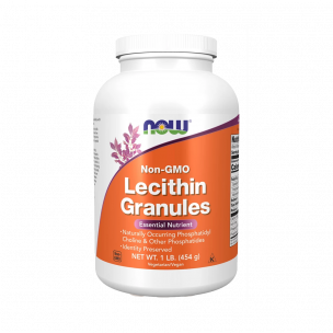 NOW Lecithin Granules Non-GMO, 454 гр