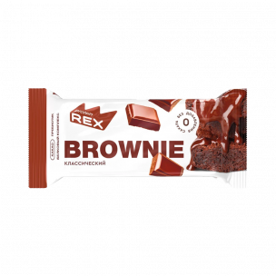 ProteinRex Пирожное протеиновое Brownie, 50 грамм