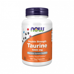 NOW Taurine 1000 мг, 100 капсул
