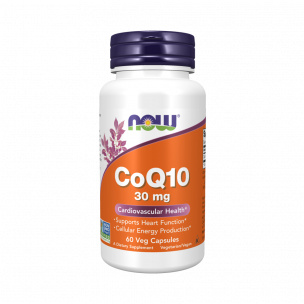 NOW CoQ10 30 mg, 60 капсул