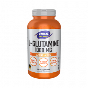 NOW L-Glutamine 1000 mg, 240 капсул