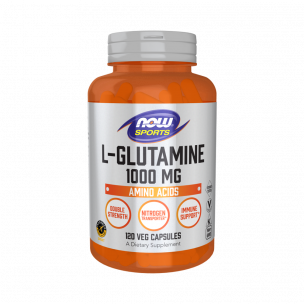 NOW L-Glutamine 1000 mg, 120 вег.капс