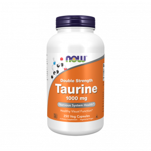 NOW Taurine 1000 мг, 250 капсул