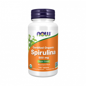 NOW Certified Organic Spirulina 500 mg