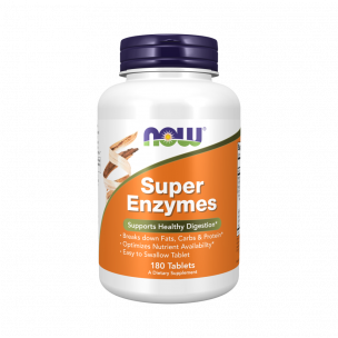 NOW Super Enzymes, 180 таб