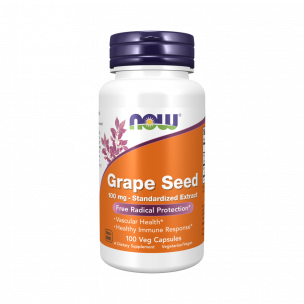 NOW Grape Seed 100 mg, 100 капсул