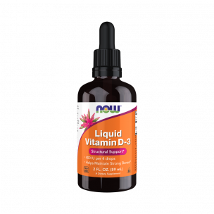 NOW Liquid Vitamin D-3, 59 мл