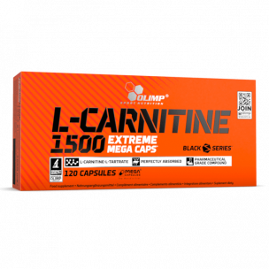 Olimp Sport Nutrition L-carnitine 1500 Extreme Mega Caps, 120 капс