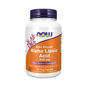 NOW Alpha Lipoic Acid 600 mg, 120 капсул