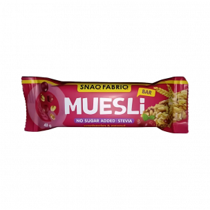 Snaq Fabriq Muesli Мюсли-батончик, 40 грамм