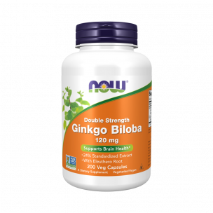 NOW Ginkgo Biloba 120 mg, 200 капсул