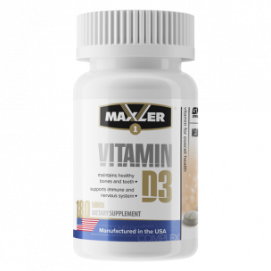 Maxler Vitamin D3, 180 таб