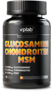 VP Laboratory Glucosamine Chondroitin MSM, 90 таб