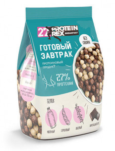 ProteinRex Готовый завтрак с высоким содержанием протеина 27%, 250 г