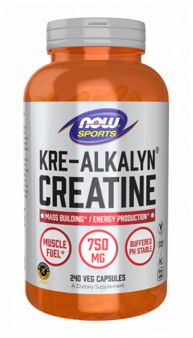 NOW Kre-Alkalyn Creatine 750 mg, 240 капсул