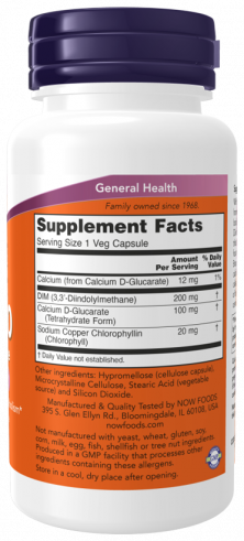 NOW Дииндолилметан 200, 90 капсул