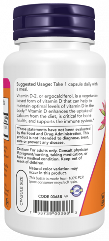 NOW High Potency Vitamin D-3 1000 IU, Высокоэффективный витамин Д-3 1000 МЕ, 120 капсул