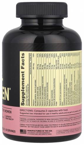 Optimum Nutrition Opti-Women, Опти-Вумен, 120 капсул