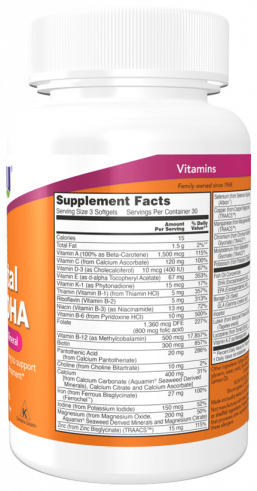 NOW Prenatal Gels+DHA, 180 капсул