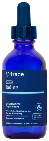 Trace Minerals Ionic Iodine 225 mcg, 59 мл