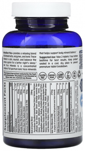 Trace Minerals Natural Rest Plus, 60 таблеток