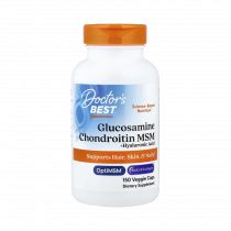 Doctor's Best Glucosamine/Chondroitin/MSM Plus Hyaluronic Acid, Глюкозамин/Хондроитин/МСМ + Гиалуроновая кислота, 150 капсул