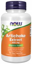 NOW Artichoke Extract 450 mg, Экстракт артишока 450 мг, 90 капсул